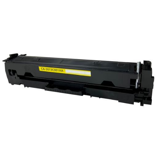 Compatible 3013C001AA (Canon 055Y, CRG-055) Yellow Toner Cartridge (2100 Yield), No Chip