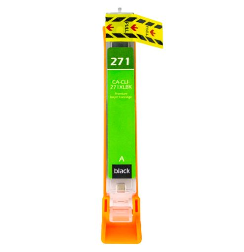 Remanufactured 0336C001AA (CLI-271XLBK) High Yield Black Ink Cartridge (300 Yield) 