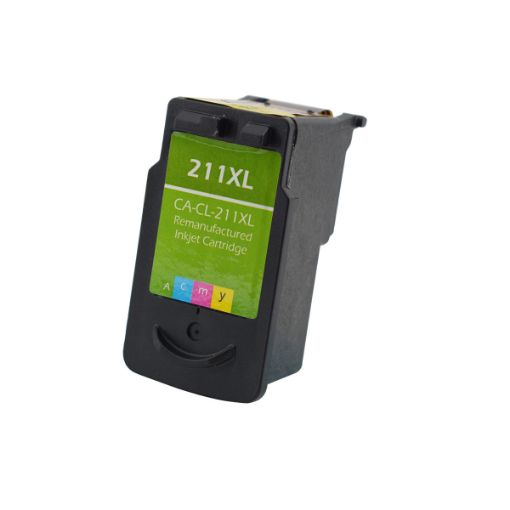 Remanufactured 2975B001 (CL-211XL) High Yield Color Ink Cartridge (350 Yield) 