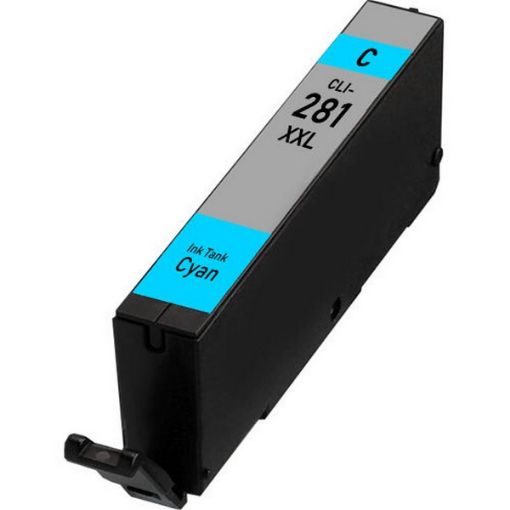 Remanufactured 1980C001 (CLI-281XXLC) Super High Yield Cyan Ink Tank (820 Yield), No Box 