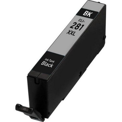 Remanufactured 1983C001 (CLI-281XXLBK) Super High Yield Black Ink Tank (6360 Yield), No Box 