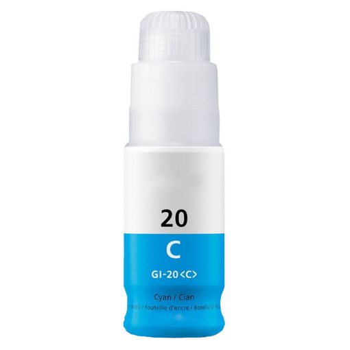 Compatible 3394C001 (GI-20C) Cyan Dye Ink Bottle (7700 Yield) 