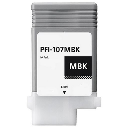 Remanufactured 6704B001 (PFI-107MBK) Matte Black Ink Cartridge (130 ml) 