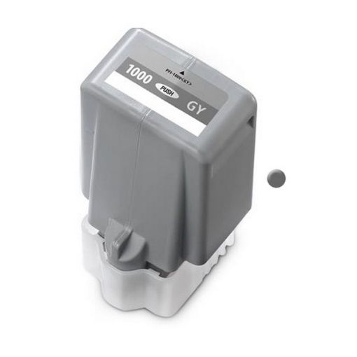 Remanufactured PFI-1000GY (0552C002) Grey Pigment Ink Cartridge (80 ml) 