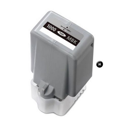 Remanufactured PFI-1000MBK (0545C002) Matte Black Pigment Ink Cartridge (80 ml) 