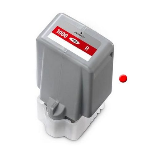 Remanufactured PFI-1000R (0554C002) Red Pigment Ink Cartridge (80 ml) 