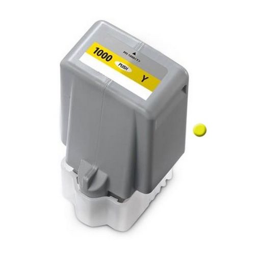  Remanufactured PFI-1000Y (0549C002) Yellow Pigment Ink Cartridge (80 ml) 