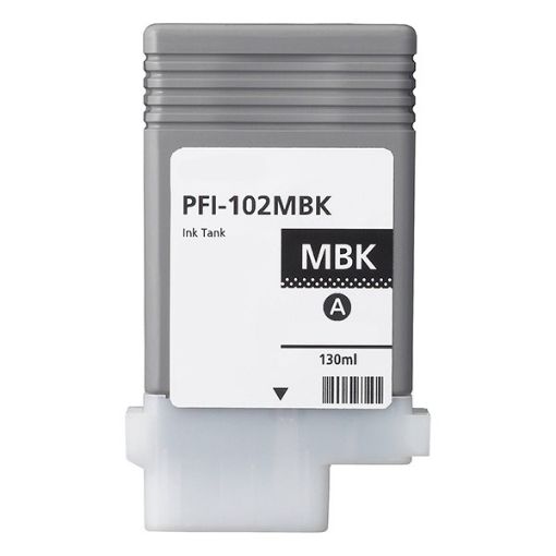 Remanufactured 0894B001 (PFI-102MBk) Matte Black Inkjet Cartridge (130 Yield) 