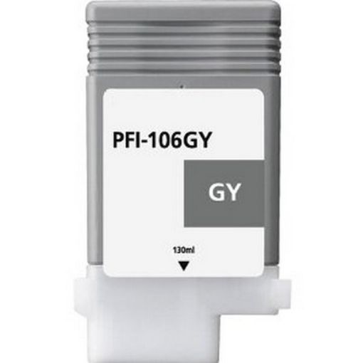 Canon 6630B001AA (PFI-106GY) Gray Inkjet Cartridge (130 ml) 