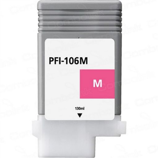 Remanufactured 6623B001AA (PFI-106M) Magenta Inkjet Cartridge (130 ml) 