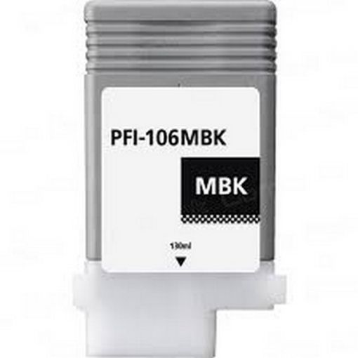 Remanufactured 6620B001AA (PFI-106MBk) Matte Black Inkjet Cartridge (130 ml)