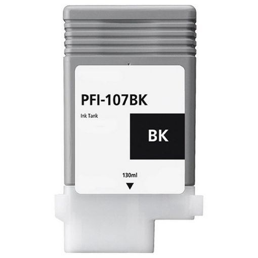  Compatible 6705B001 (PFI-107Bk) Black Ink Cartridge (130 Yield) 
