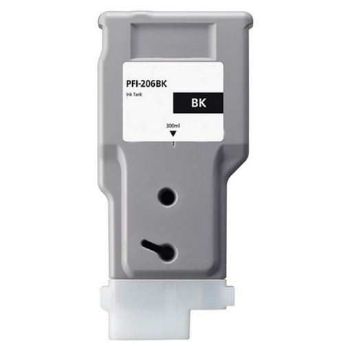 Remanufactured 5303B001 (PFI-206Bk) Black Ink Cartridge (300 ml)