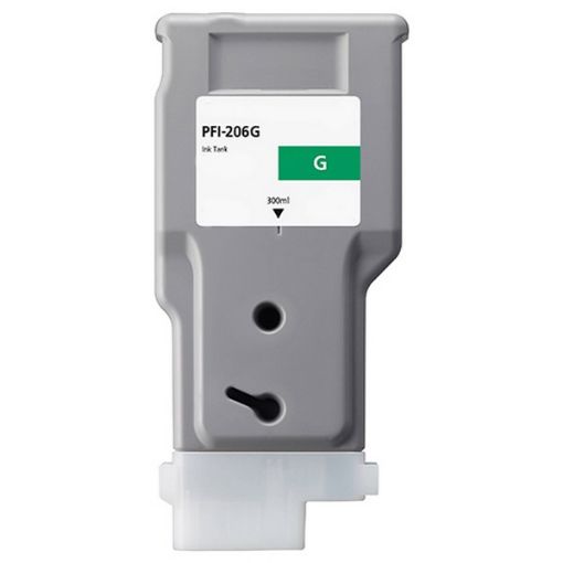 Remanufactured 5310B001 (PFI-206Green) Green Ink Cartridge (300 ml) 