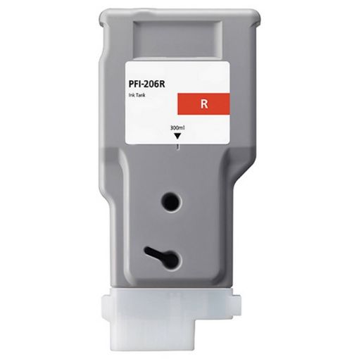 Remanufactured 5309B001 (PFI-206Red) Red Ink Cartridge (300 ml)