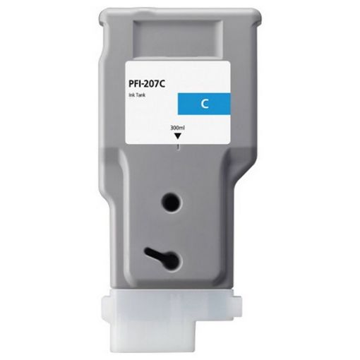 Remanufactured 8790B001 (PFI-207C) Cyan Ink Cartridge (300 Yield)