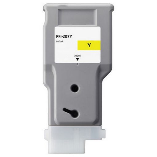 Remanufactured 8792B001 (PFI-207Y) Yellow Ink Cartridge (300 Yield)