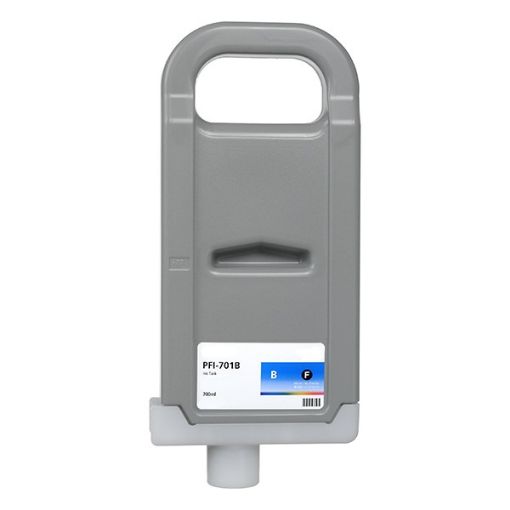 Remanufactured 0908B001 (PFI-701B) Blue Inkjet Cartridge (700 ml)