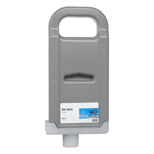  Remanufactured 0901B001 (PFI-701C) Cyan Inkjet Cartridge (700 ml) 