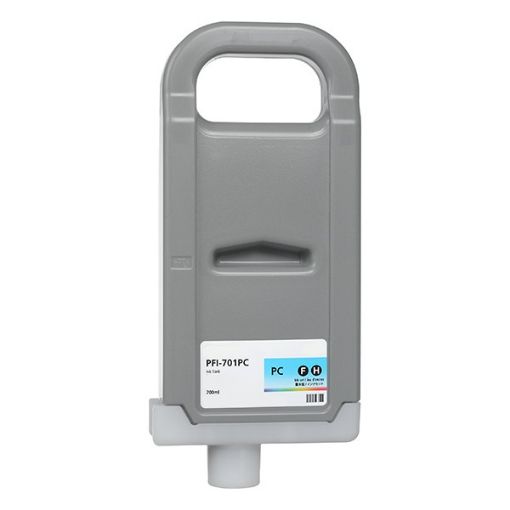 Remanufactured 0904B001 (PFI-701PC) Photo Cyan Inkjet Cartridge (700 ml) 