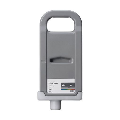 Remanufactured 2221B001AA (PFI-702GY) Gray Inkjet Cartridge (700 ml) 