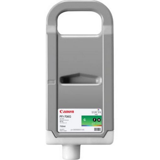 Remanufactured 6688B001AA (PFI-706Green) Green Ink Cartridge (700 ml) 