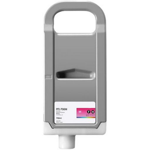 Remanufactured 6683B001AA (PFI-706M) Magenta Ink Cartridge (700 ml) 
