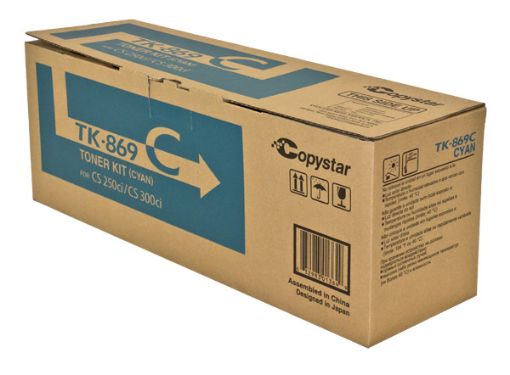 Copystar 1T02JZCCS0 (TK-869C) Cyan Toner Cartridges (2/CN) (12000 Yield) 