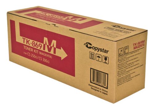 Copystar 1T02JZBCS0 (TK-869M) Magenta Toner Cartridges (2/CN) (12000 Yield) 