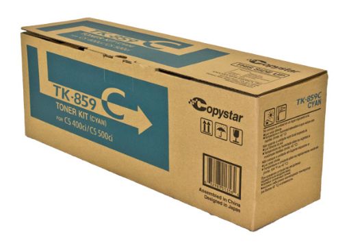 Copystar 1T02H7CCS0 (TK-859C) Cyan Toner Cartridge (18000 Yield)