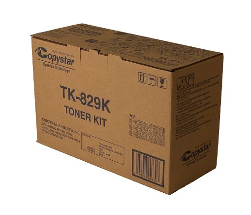 Copystar 1T02FZ0CS0 (TK-829K) Black Toner Cartridge (15000 Yield)