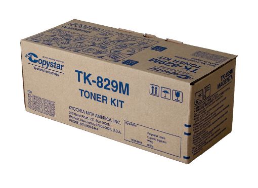 Copystar 1T02FZBCS0 (TK-829M) Magenta Toner Cartridge (7000 Yield) 