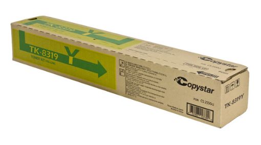 Copystar 1T02MVACS0 (TK-8319Y) Yellow Toner Cartridge (6000 Yield)