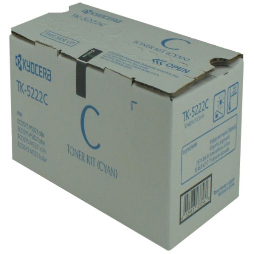 Copystar 1T02R9CUS1 (TK-5222C) Cyan Toner Cartridge (1200 Yield)