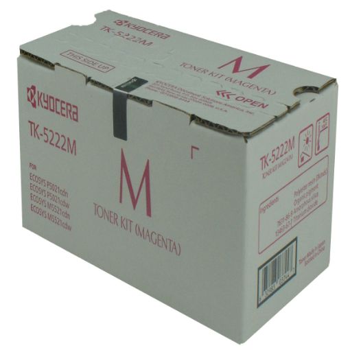 Copystar 1T02R9BUS1 (TK-5222M) Magenta Toner Cartridge (1200 Yield)