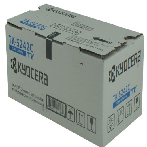 Copystar 1T02R7CUS0 (TK-5242C) Cyan Toner Cartridge (3000 Yield)