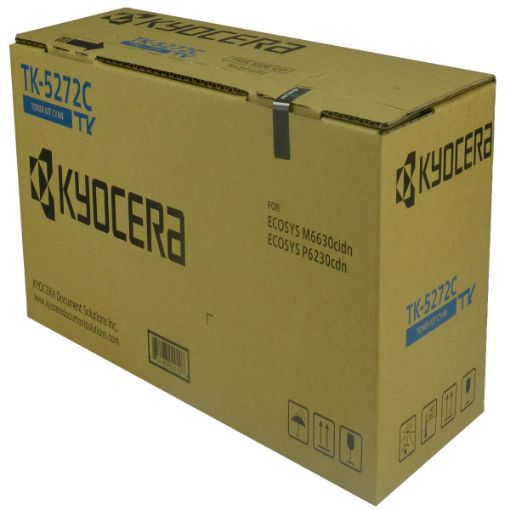 Kyocera Mita 1T02TVCUS0 (TK-5272C) Cyan Toner Cartridge (6000 Yield) 