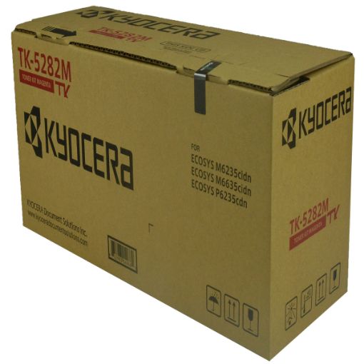Kyocera Mita 1T02TWBUS0 (TK-5282M) Magenta Toner Cartridge (11000 Yield) 