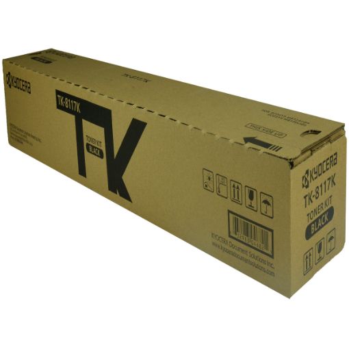 Kyocera Mita 1T02P30US0 (TK-8117K) Black Toner Cartridge (12000 Yield) 