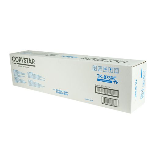 Copystar 1T02XNCCS0 (TK-8739C) Cyan Toner Cartridge (40000 Yield) 