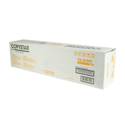 Copystar 1T02XNACS0 (TK-8739Y) Yellow Toner Cartridge (40000 Yield)