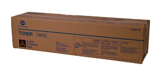 Picture of Konica Minolta A0TM130 (TN-613K) Black Toner Cartridge (45000 Yield)