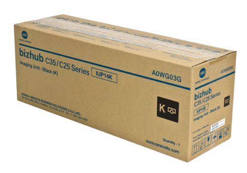 Picture of Konica Minolta A0WG03G Black Drum Unit (30000 Yield)