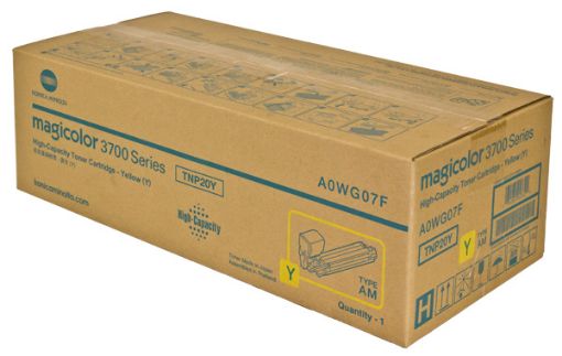 Picture of Konica Minolta A0WG07F Yellow Toner Cartridge (5000 Yield)