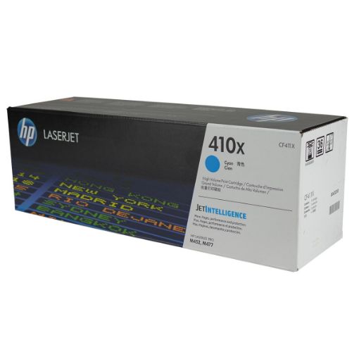Picture of HP CF411X (HP 410X) High Yield Cyan Toner Cartridge (5000 Yield)