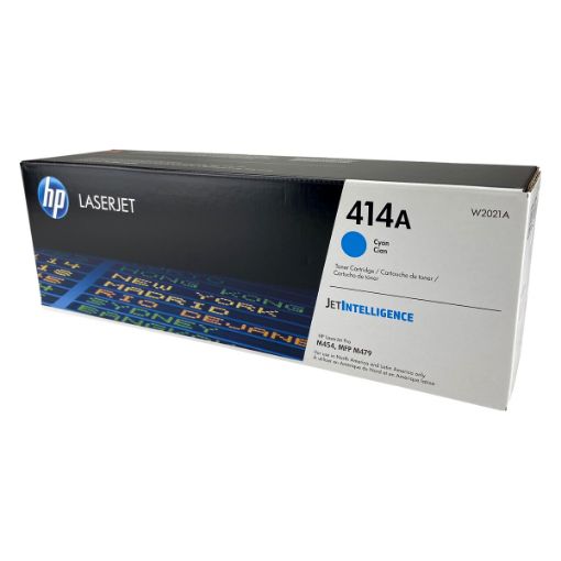 Picture of HP W2021A (HP 414A) Cyan Toner Cartridge (2100 Yield)