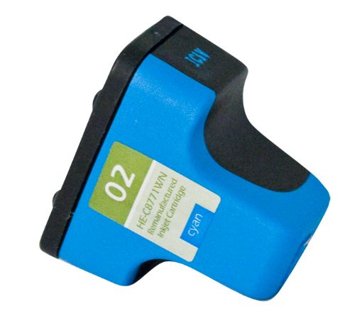 Picture of Remanufactured C8771WN (HP 02) Cyan Inkjet Cartridge (500 Yield)