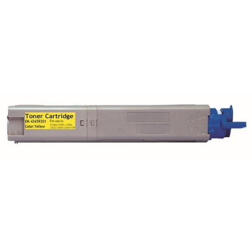 Picture of Compatible 43459301 Yellow Toner Cartridge (2500 Yield)