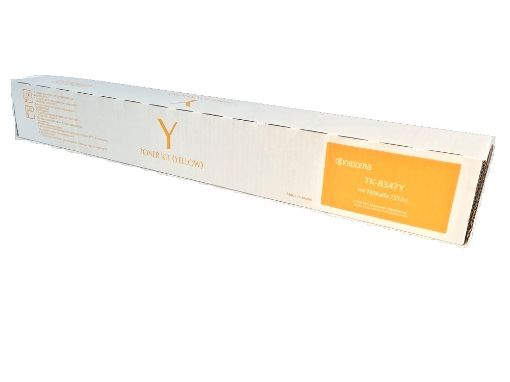 Picture of Kyocera Mita 1T02L7AUS0 (TK-8347Y) Yellow Toner Cartridge (12000 Yield)