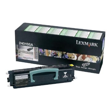 Show details for Lexmark 24015SA Black Toner Cartridge (2500 Yield) Picture of Lexmark 24015SA Black Toner Cartridge (2500 Yield)